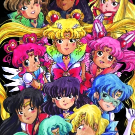 Sailor Groupe (Fan art de l'oeuvre de Naoko Takeuchi - Sailor Moon)